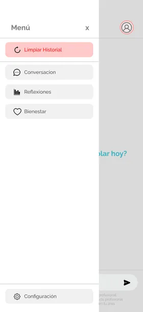 Menú de navegación